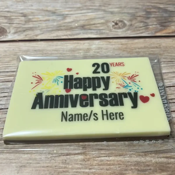 Chocolate Gift Card - Happy Anniversary - Image 2