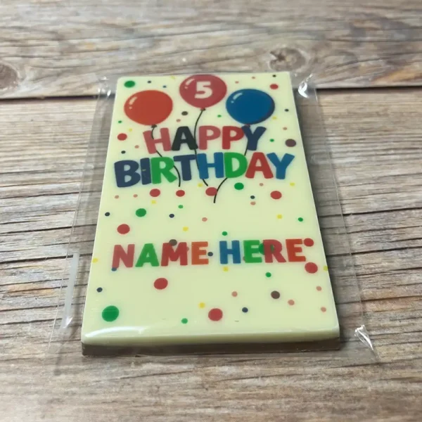 Chocolate Gift Card - Happy Birthday - Image 2