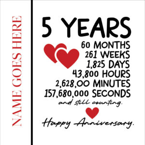 Square Chocolate Bar – Happy Anniversary