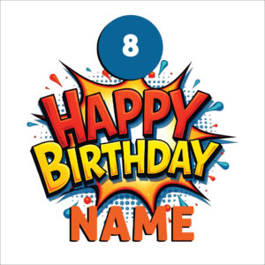 Square Chocolate Bar - Happy Birthday