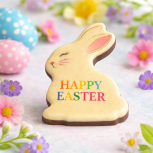 Small Printed Chocolate Bunny